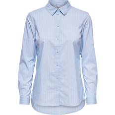 Blau - Damen - L Hemden Jacqueline de Yong Jdy Mio Long Sleeve Shirt