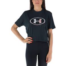 Under Armour Damen Tanktops Under Armour Women's Live Sportstyle Graphic Tank Knit Tops Black/Penta