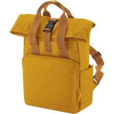 BagBase Unisex Adult Mini Recycled Twin Handle Knapsack (Mustard Yellow) (One Size) Yellow