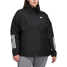 Adidas BSC 3-Stripes RAIN.RDY Jacket Plus Size - Black