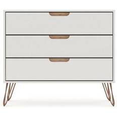 Brown Chest of Drawers Manhattan Comfort Rockefeller Chest of Drawer 69.7x44.6" 3