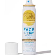 Bondi Sands Solkremer Bondi Sands Sunscreen Face Mist Fragrance Free SPF50+ 79ml