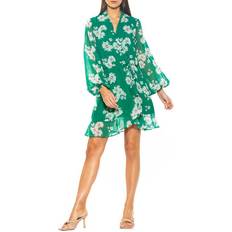 Alexia Admor Kathlyn Dress - Green Daisy