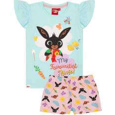 Nattøy Bing Bunny Girls My Favouritist Things Short Pyjama Set (18-24 Months) (Pastel Pink/Mint)