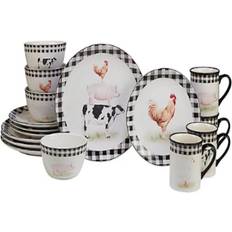 Dinner Sets Certified International On The Farm Dinner Set 16