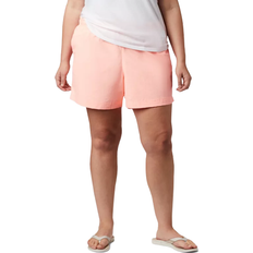 Columbia Women's PFG Backcast Water Shorts Plus Size - Tiki Pink