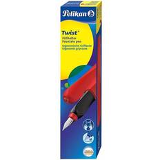 Pelikan 814799 Twist Nib Fountain Pen, M Fiery Red, Includes 1 Cartridge, Pack of 1