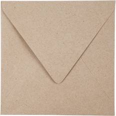 Focus Recycled envelope, envelope size 16x16 cm, 120 g, natural, 50 pc/ 1 pack