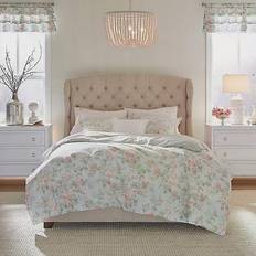 Queen Duvet Covers Laura Ashley Madelynn - Pastel Blue Duvet Cover Blue (233.68x223.52)