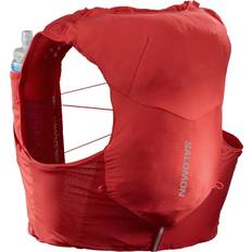 Løpesekker Salomon Adv Skin 5 With Flasks Hydration Vest Red S