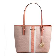 Michael Kors, Bags, Michael Kors Jet Set Medium Embossed Pebbled Leather  Crossbody Bag Sherbert