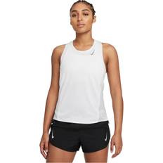 Damen - Orange Tanktops Nike Dri Fit Race Sleeveless T-shirt