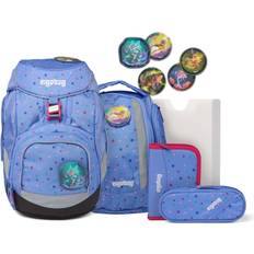 pack Set ergonomischer Schulrucksack, Set 6-teilig Bärzaubernd Blau, 25 x 22 x 35 cm