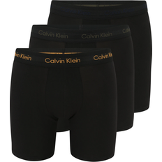 Calvin Klein Cotton Stretch Boxer Briefs 3-Pack Black