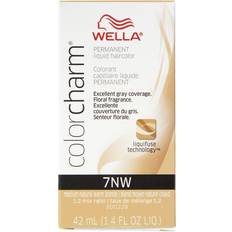 Wella Color Charm Permanent Liquid Haircolor 7NW Medium Natural Warm Blonde Womens