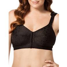 Elila Embroidered Lace Wire-free Bra - Black