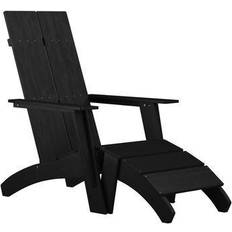 Flash Furniture Camping Chairs Flash Furniture JJ-C14509-14309-BK-GG Outdoor Restaurant Chair