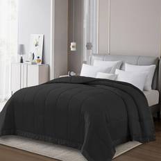 Lcm Home Down Alternative Blankets Black (228.6x167.64)