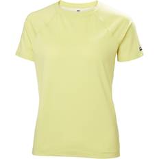 Gule Superundertøy Helly Hansen W Tech Trail SS T-shirt - Endive