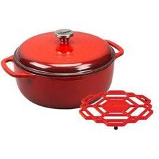 Lodge Cast Iron Cookware Lodge Cast Iron with lid 1.5 gal