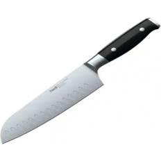 Ninja K32002 Foodi NeverDull System 2-Piece Chef Knife & Santoku Knife Set,  Premium, German Stainless Steel, Black
