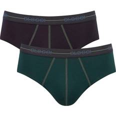 Sloggi Start Midi 2-pack - Black/Green