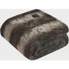 Beautyrest Marselle Heated Wrap with Built-in Controller Blankets Brown (162.56x127)