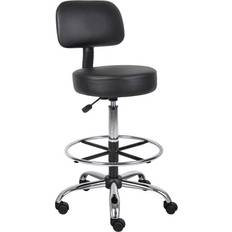 Black - Footrest Office Chairs Boss Office Products B16245 Office Chair 47"