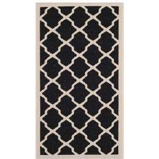 Safavieh Courtyard Evie Beige, Black 24x43"