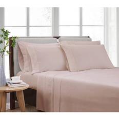 Twin XL Bed Sheets Cannon Solid Bed Sheet Pink (259.08x175.26)