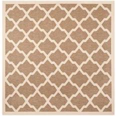 Safavieh Courtyard Evie Beige, Brown 94x94"