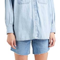 Levi's Rolled Shorts - Light Blue