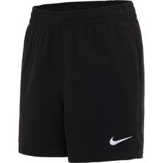 Schwarz Badehosen Nike Boy's Essential Volley Swim Shorts - Black/Silver
