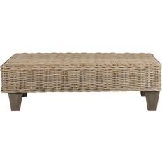 Natural Settee Benches Safavieh Leary Settee Bench 40x7.3"