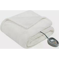 Beautyrest Microlight Plush to Berber Heated Blankets Beige (228.6x213.36)