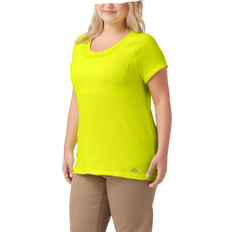 Dickies Women's Cooling Short Sleeve T-shirt Plus Size - Bright Yellow