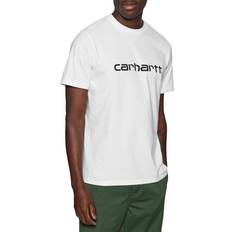Carhartt Herren T-Shirts & Tanktops Carhartt Script T-shirt - White/Black
