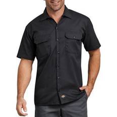 M - Men Shirts Dickies FLEX Relaxed-Fit Twill Short-Sleeve Work Shirt for Men