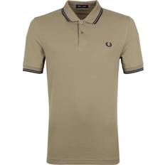 Fred Perry Twin Tipped Polo Shirt - Uniform Green/Black