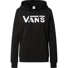 Vans Women's Drop V Logo Hoodie Hooded Sweatshirt, Black