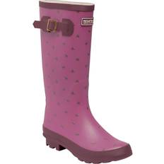 Dame - Rosa Gummistøvler Regatta Womens/ladies Ly Fairweather Ii Tall Durable Wellington Boots (violet/fig Rose