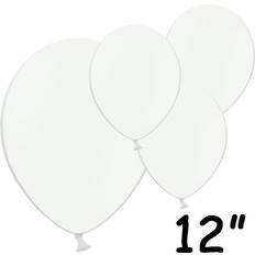 Hvide balloner 12" 100 stk