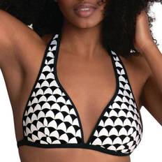 Rosa Faia Summer In Cannes Mina Bikini Top Black/White