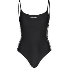 L - Røde Badedrakter Superdry Code Essential Tape Swimsuit Badedragter hos Magasin