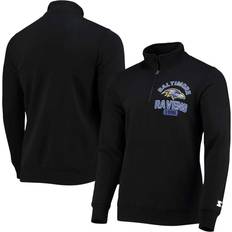 Men's Starter Purple/Gold Baltimore Ravens Playoffs Color Block Full-Zip Hoodie Size: Small