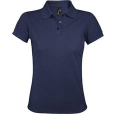 Sols Women's Prime Pique Polo Shirt - French Navy