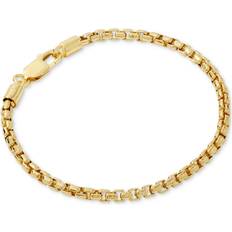 Kendra Scott Beck Thin Round Box Chain Necklace in 18k Gold