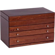Brown Jewelry Boxes Brigitte Wooden Jewelry Box - Brown