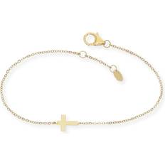 Saks Fifth Avenue Women's 14K Cross Bracelet