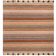 Safavieh Montauk Collection Multicolor, Brown 72x72"